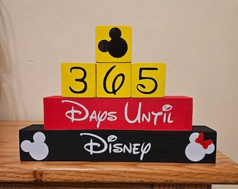 365 Day Disney Countdown Blocks