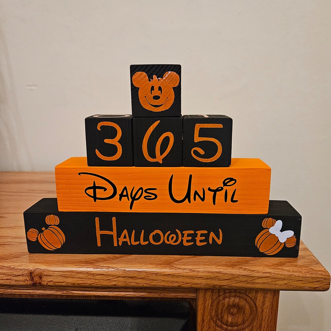 365 Day Disney Countdown Blocks - Etsy