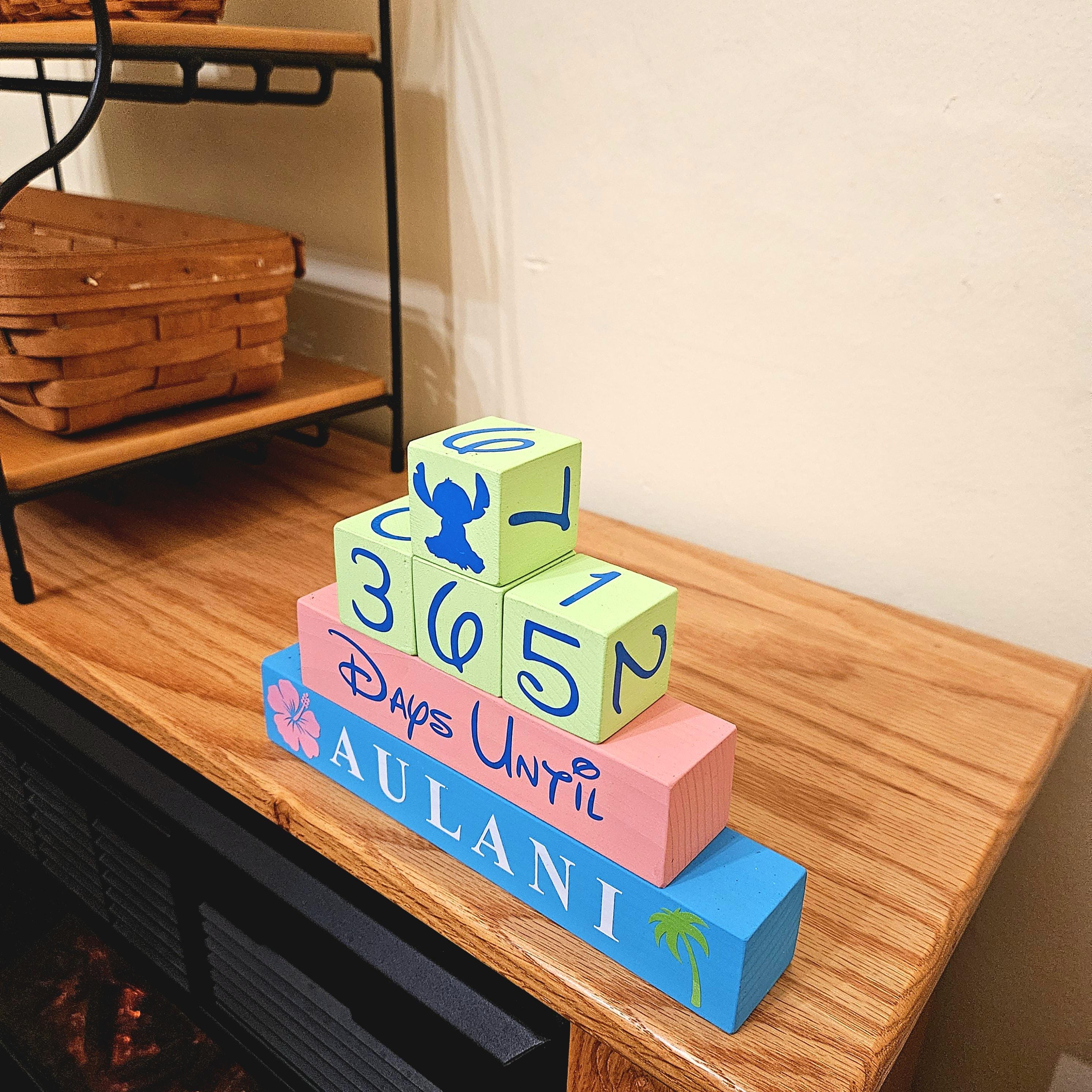 365 Day Disney Aulani Countdown Blocks - Etsy