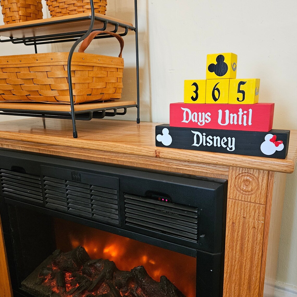 365 Day Disney Countdown Blocks - Etsy