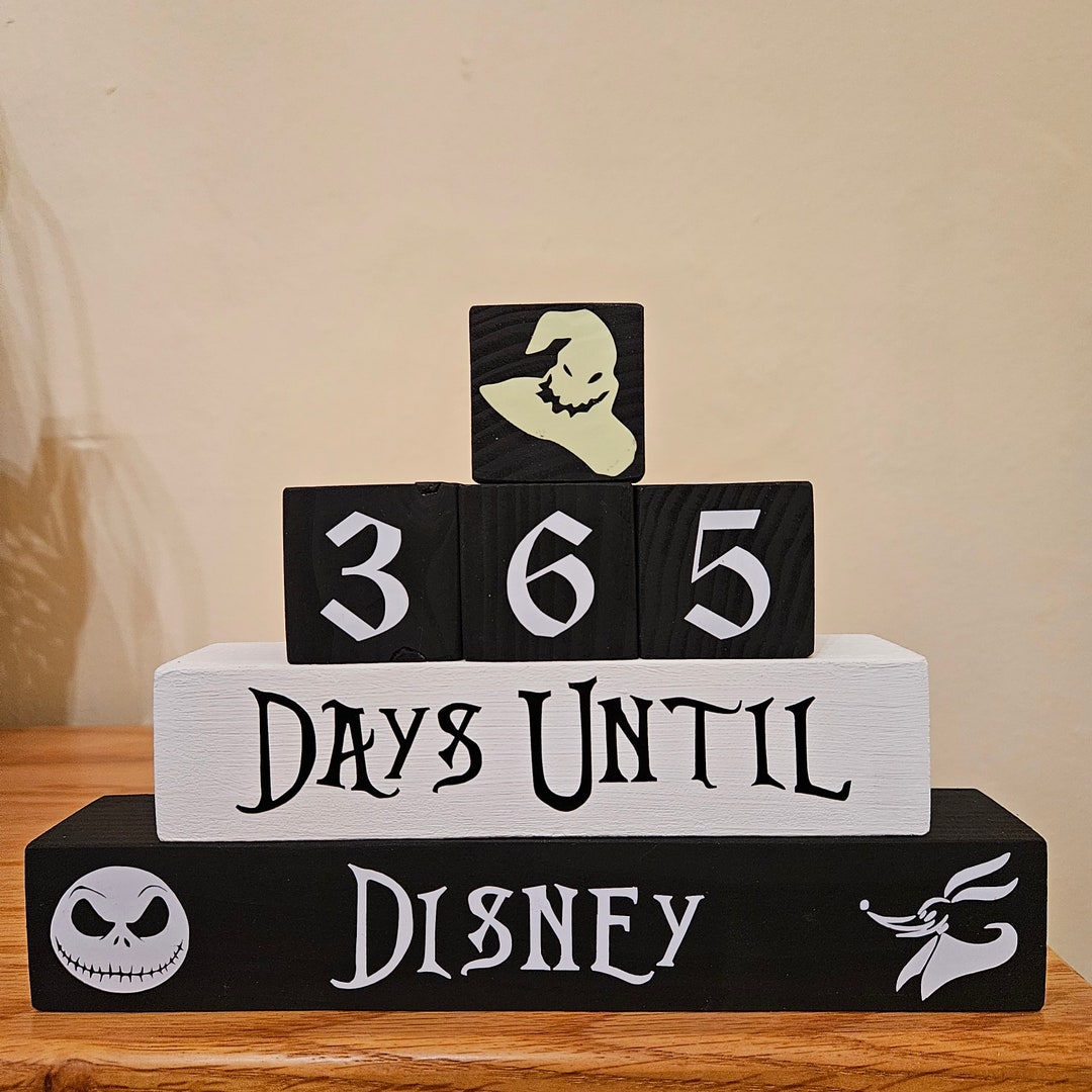365 Day Disney Countdown Blocks - Etsy