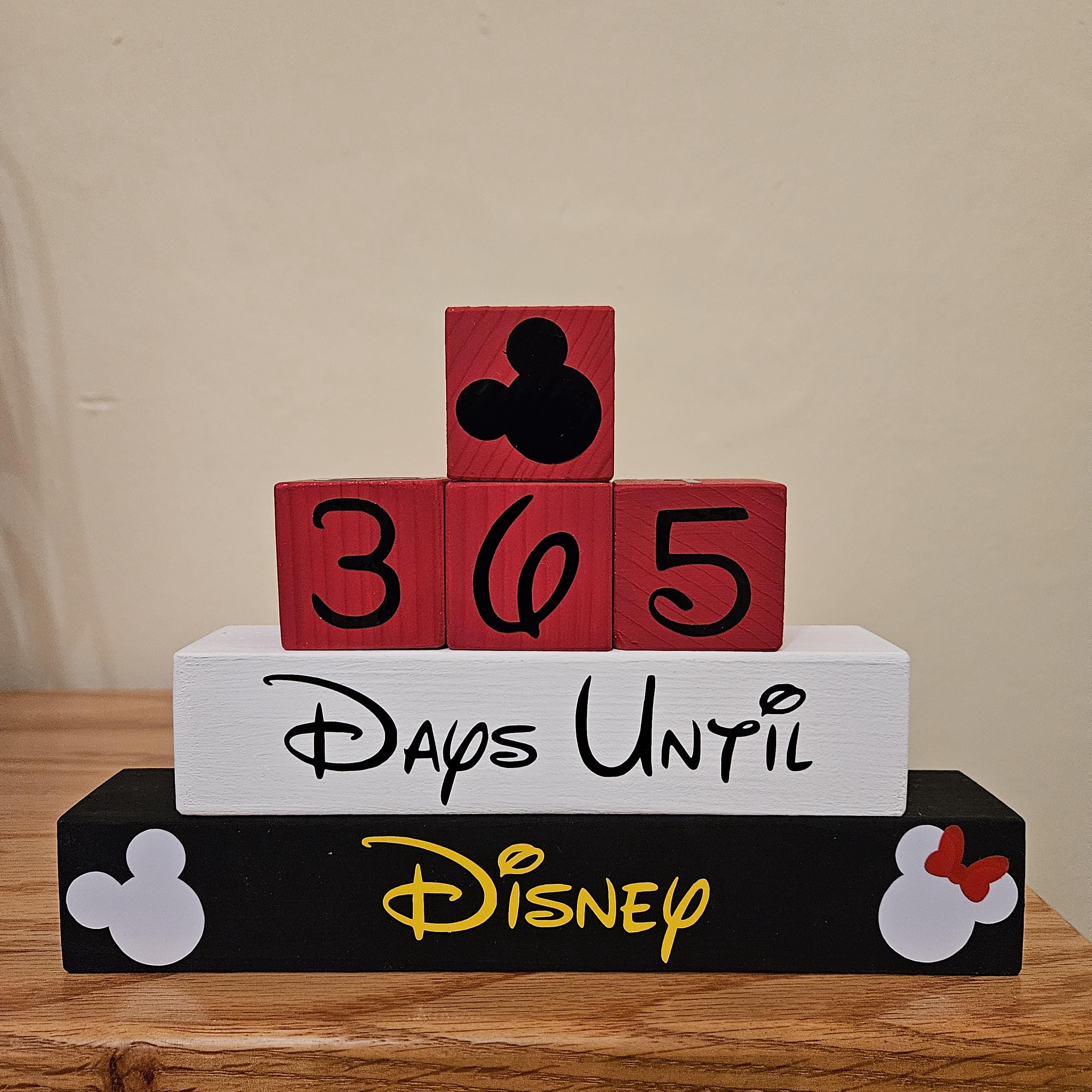 365 Day Disney Cruise Countdown Blocks - Reversible - Etsy