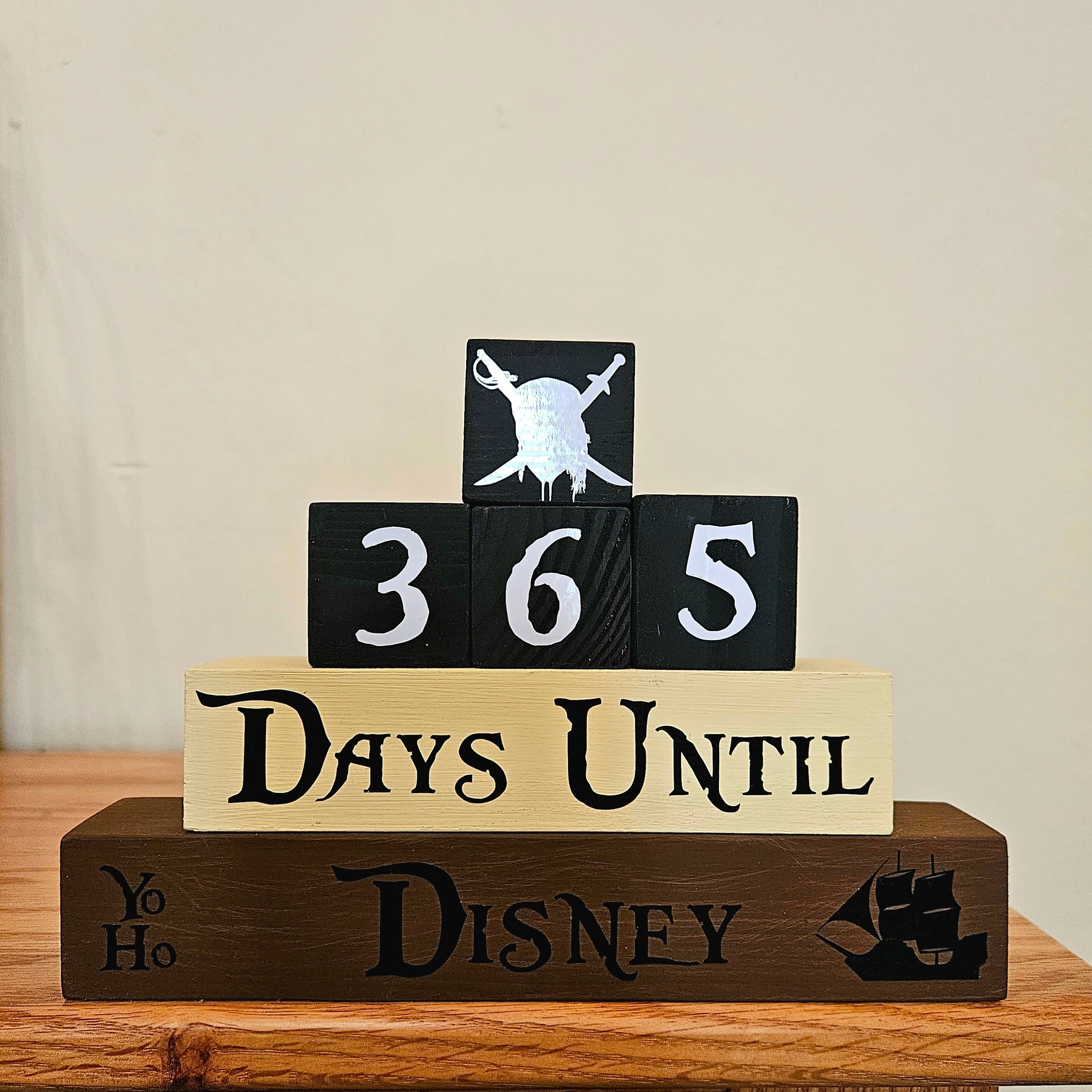 365 Day Disney Countdown Blocks - Etsy