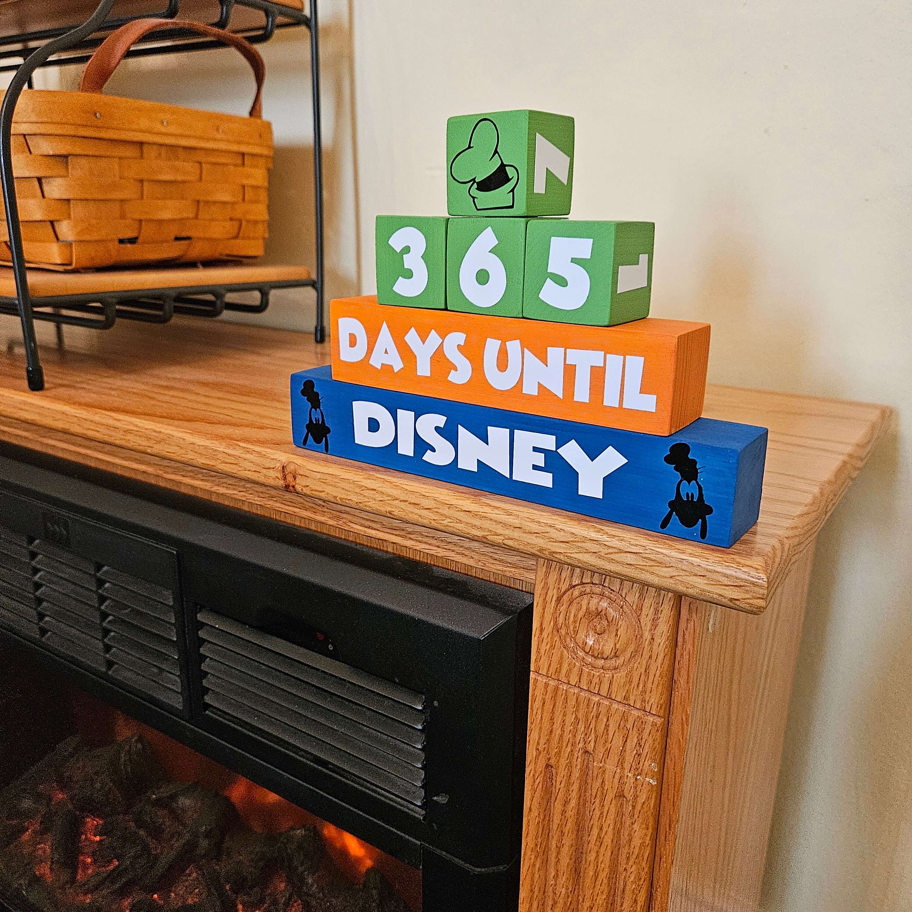365 Day Disney Countdown Blocks - Etsy