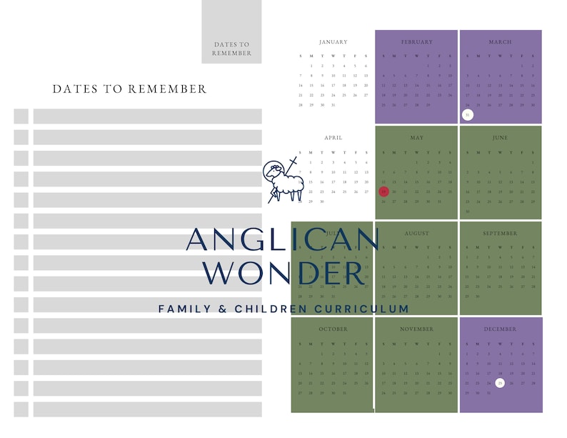 Anglican Liturgical Planner + Art - Full Spread - Etsy