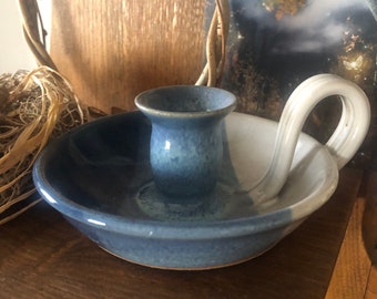 Vintage Studio Pottery Candle Holder