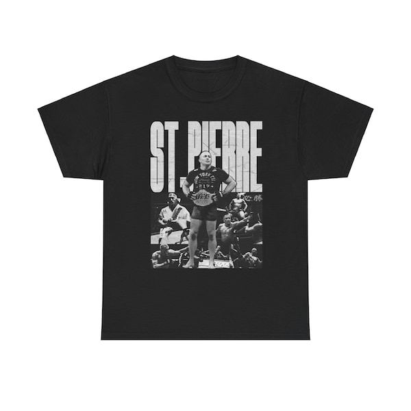 Camiseta Georges St-Pierre de algodón pesado