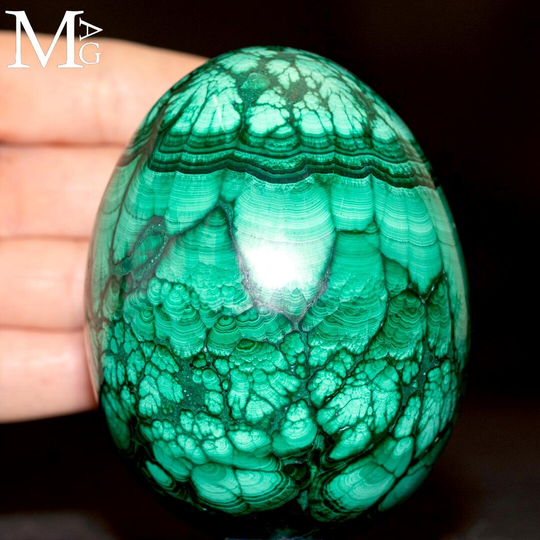 If Structure In Javascript Large Botryoidal Malachite Egg From Congo — High-grade Botryoidal ...