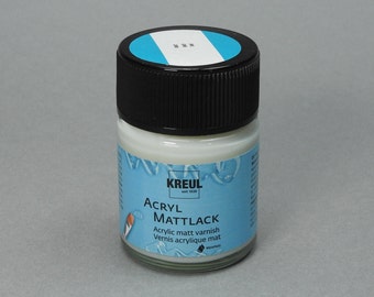 91,00EUR/l - Kreul Acryl Mattlack, transparent, 50ml