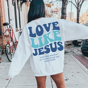 Amar como Jesús SVG, Camisa cristiana Svg, Versículo bíblico Svg, Jesús Svg, Camisa religiosa Svg, Fe Svg, Orar Svg, Amor Svg, Estética cristiana