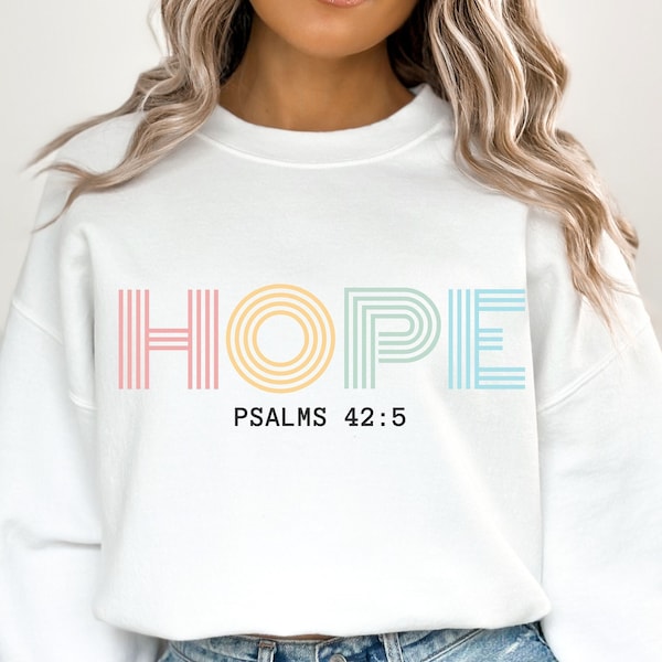 Hope Png, Hope Svg, Inspirational Svg, Bible Verse Svg, Psalm 42:5 Svg, Jesus Svg, Svg Shirt Design, Scripture Svg, Faith Svg Religious Svg