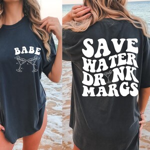 Save Water Drink Margs PNG, Margs and Matrimony Bachelorette Party Shirt Png, Final Fiesta, Beach Tee Bach Png, Bridal Party T-shirt