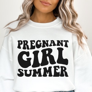 Chemise d'été fille enceinte Svg, chemise enceinte Png, chemise enceinte Svg, faire-part de grossesse, révéler la grossesse, cadeau de baby shower, nouvelle maman