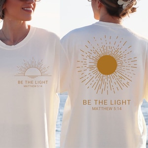 Be The Light Svg Png, Mathew 5:14, Bible Verse Shirt Svg, Christian Png, Jesus Svg, Religious Shirt Png, Faith Svg, Gift for Christian