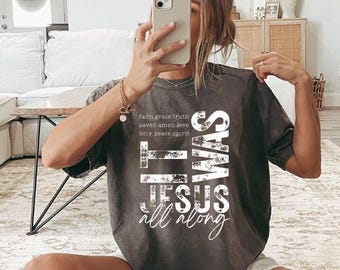 It Was Jesus All Along PNG, Bible Spirit Christian Sublimation, Jesus PNG, God Png, Bible Verse Png, Faith Religious PNG, Christian Gifts