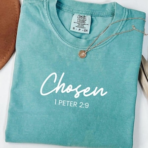 Escolhido Svg, Camiseta Cristã Svg, Camiseta Versículo Bíblico Svg, Jesus Svg, Camiseta Religiosa Svg, Fé Svg, Acreditar Svg, Amor Próprio Svg, Orar Svg