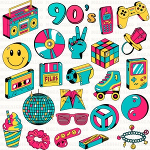 Pacote Svg Dos Anos 90, Svg De Festa Dos Anos 90, Clipart Dos Anos 90, Vibes Dos Anos 90 Svg, Eu Adoro Svg Dos Anos 90, Svg Retro Dos Anos 90, Nostalgia Dos Anos 90 Svg, Svg Dos Anos 80, Srickers Png