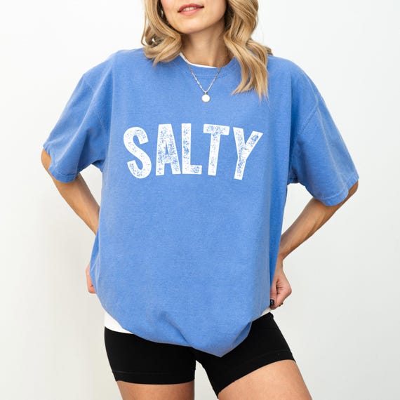 Salty Svg Png, Salty Shirt, Trendy Beach Shirt, Vacation Shirt, Summer Png, Summer T-shirt Design, Summer Vibes Shirt, Beach Svg, Beach Png