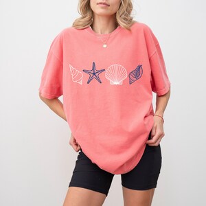 SeaShell Shirt PNG, Beach Png, Beach T-Shirt, Ocean Lover Gift, Summer Shirt Png, Summer Vibes Png, SeaShell T-Shirt, Beach Summer Shirt