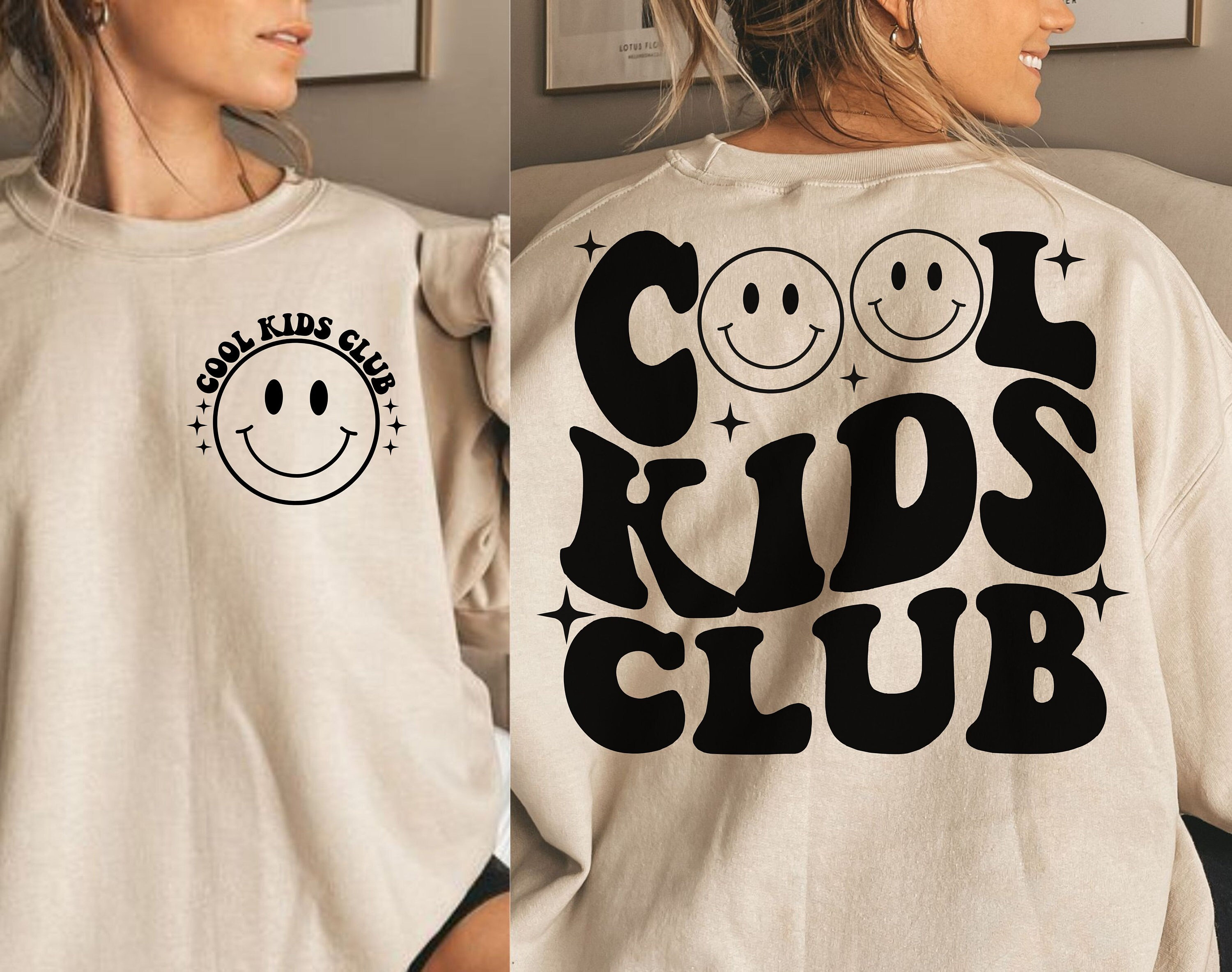 Cool Mom Smiley Face Shirt