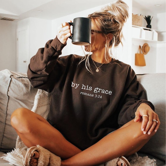 By His Grace Svg, Christian Shirt, Christian Png, Jesus Png, God Png, Religious Shirt, Gift for Christian, Bible Verse Svg, Faith Shirt Svg