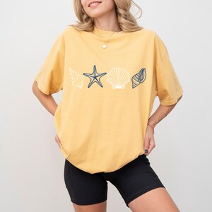 SeaShell Shirt PNG, Beach Png, Beach T-Shirt, Ocean Lover Gift, Summer Shirt Png, Summer Vibes Png, SeaShell T-Shirt, Beach Summer Shirt