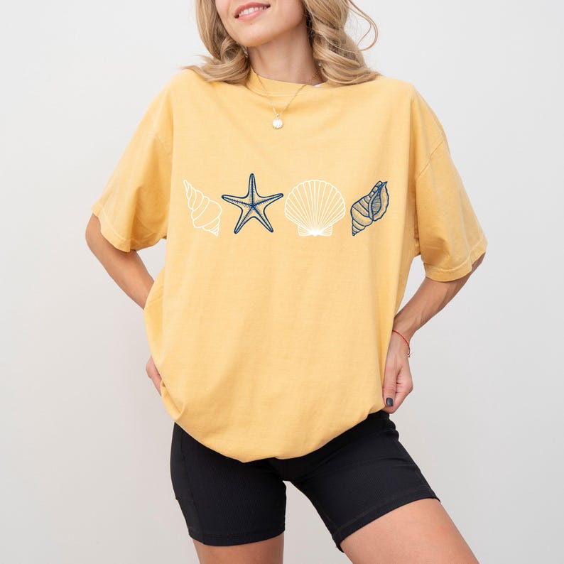 SeaShell Shirt PNG, Beach Png, Beach T-Shirt, Ocean Lover Gift, Summer Shirt Png, Summer Vibes Png, SeaShell T-Shirt, Beach Summer Shirt