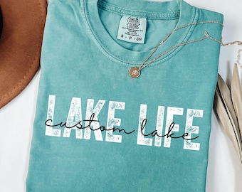 Custom Lake Life Shirt PNG, Personalized Lake Tshirt, Lake Lover Shirt, Lake Camping Tshirt, Lake Vacation Svg, Summer Shirt, Lake Life Png