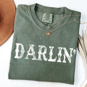 Darlin' Shirt, Darlin' Png, Cowgirl Shirt, Western Cowgirl Shirt, Southern Shirt, Western T Shirt, Gift For Her, Country Girl Shirt, Cowgirl