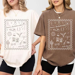 Camisa de noiva cowgirl personalizada PNG, despedida de solteira em Nashville, camisa de despedida de solteira cowgirl, camisa de despedida de solteira ocidental personalizada, festa de casamento