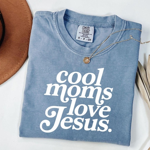 Cool Moms Love Jesus SVG, Praying Mama Shirt Png, Religious Mom Shirt, Christian Png, Bible Verse Png, Faith Png, Gift For Christian Mom