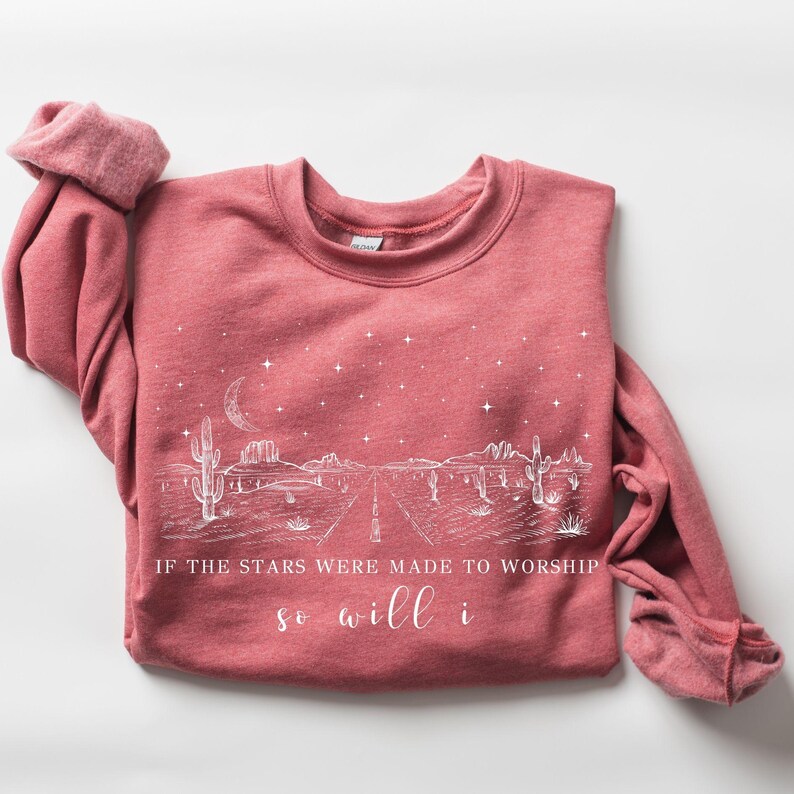 If The Stars Were Made To Worship Svg, Christian Shirt Svg, Bible Verse Shirt Design, Faith Shirt Svg, Religious Svg, Christian Gifts Women