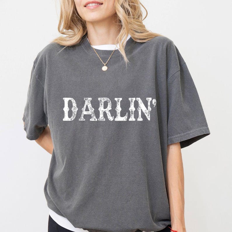 Darlin' Shirt, Darlin' Png, Cowgirl Shirt, Western Cowgirl Shirt, Southern Shirt, Western T Shirt, Gift For Her, Country Girl Shirt, Cowgirl