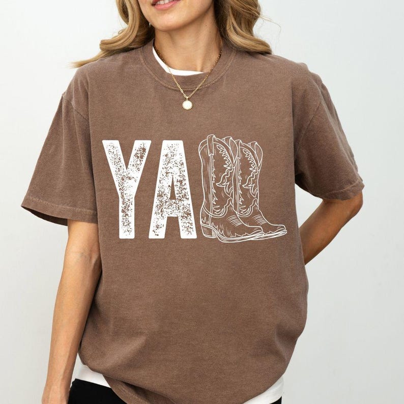 Y'all Cowboy Boots Png Svg, Western Shirt, Western Design, Western Png, Cowboy Shirt, Western Women Shirt, Western Cowgirl Shirt, Yall Shirt