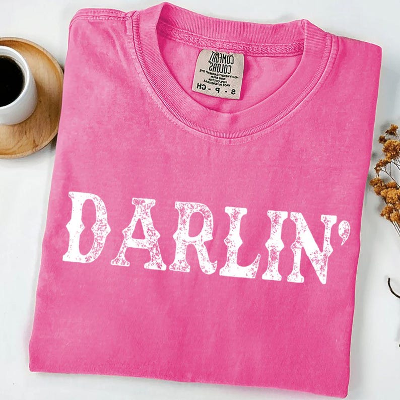 Darlin' Shirt, Darlin' Png, Cowgirl Shirt, Western Cowgirl Shirt, Southern Shirt, Western T Shirt, Gift For Her, Country Girl Shirt, Cowgirl