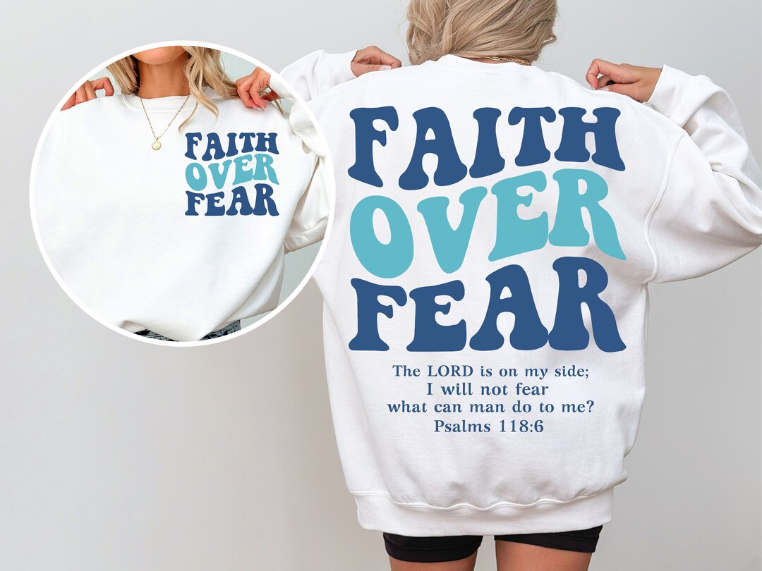 Faith Over Fear SVG, Christian Shirt Svg, Faith Svg Design, Jesus Svg ...