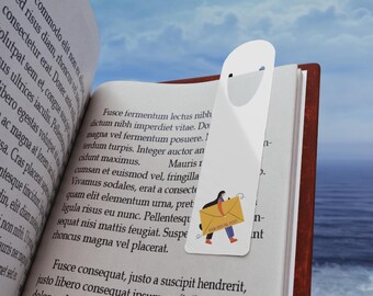 Personalized Pen Pal Bookmark, Gift for Readers, Book Club Aesthetic, Cute Book Gift, Bookworm Gift Idea, Literary Gift, Customize with Name