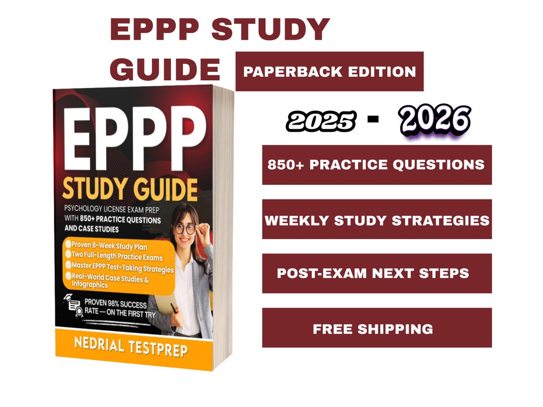 EPPP Study Guide 2026 : Psychology Exam Prep | Examination for Professional Practice of ...