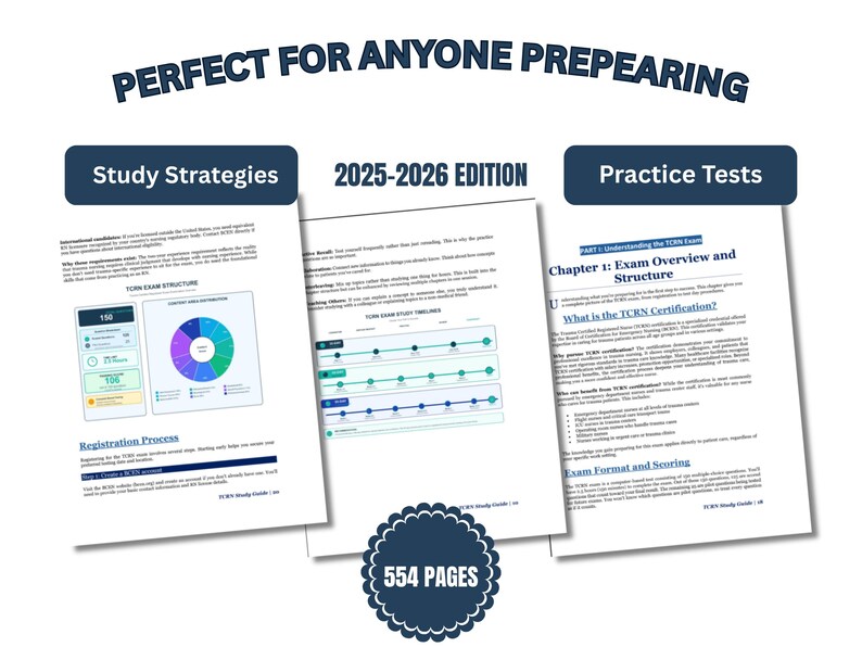 K&ouml;nnte beinhalten: Ein Studienf&uuml;hrer mit dem Text "2025-2026 EDITION" und "Study Strategies" und "Practice Tests". Der F&uuml;hrer hat 554 Seiten und enth&auml;lt Diagramme und Grafiken. Der Text "PERFECT FOR ANYONE PREPEARING" steht oben.