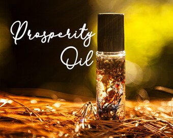 Prosperity (Money) Oil - Money Spell - Oil Roller - Manifest Money - Witch Oil - Abundance Spell