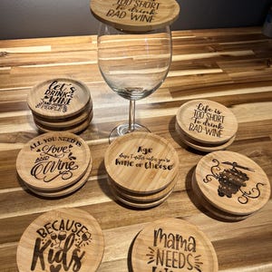 wine glass topper/charcuterie board