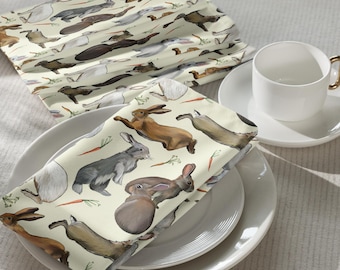 Bunny Cloth Napkins