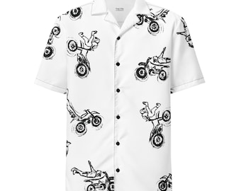 Men's Freestyle Motocross Button Up - FMX Shirt