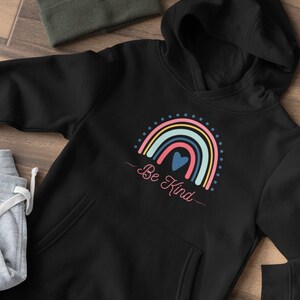 Be Kind Unisex Heavy Blend Hooded Sweatshirt Inspirational Hoodie Cute Sweatshirt Positive Apparel Preppy Trendy Quote Aesthetic