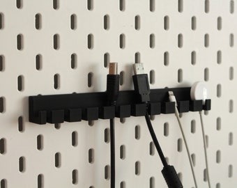 Wieszak na kable do pegboardu - IKEA Skadis i Uppspel