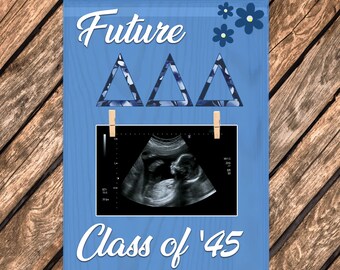 Custom Sorority or College-themed Ultrasound Frame