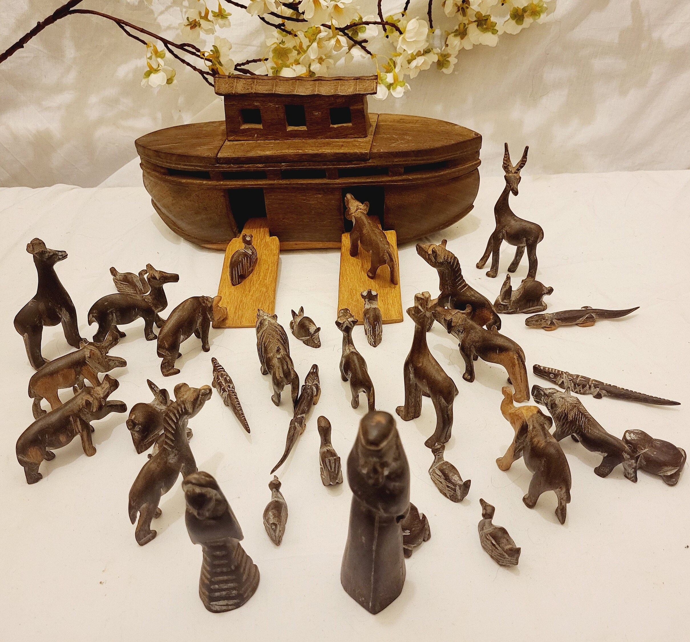 German Noahs Ark 19th Century Erzgebirge German Noah's Ark German Noahs Ark 19th Century Erzgebirge German Noah's Ark