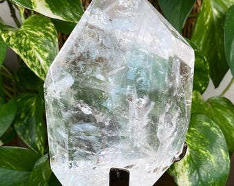 Quartz Crystal Free Form on custom stand 2lbs 10.2oz - Brazil