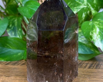 Smoky Quartz Crystal Tower 1lb 4.9oz - Brazil