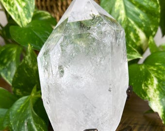Quartz Crystal Free Form on custom stand 1lb 1.3oz - Brazil